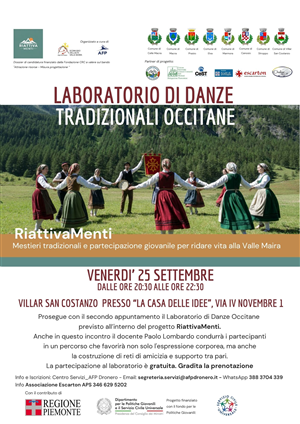 Laboratorio di danze tradizionali occitane - 2° appuntamento