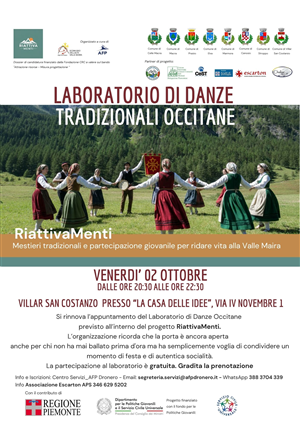 Laboratorio di danze tradizionali occitane