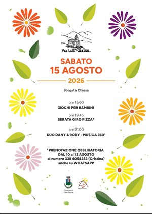 Ferragosto in borgata Chiesa